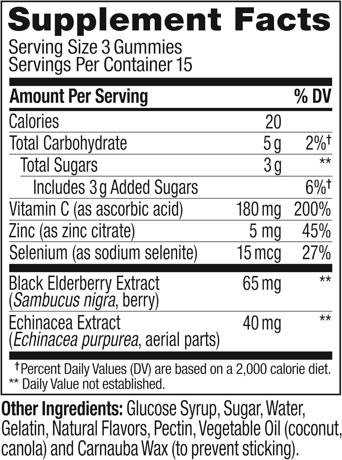 OLLY - Elderberry Gummy, 45 gummies
