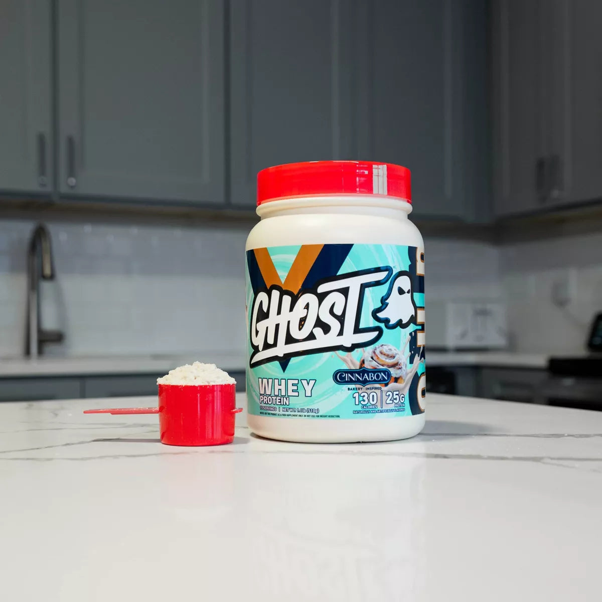 GHOST - Whey Protein Powder - Cinnabon - 15 Servings