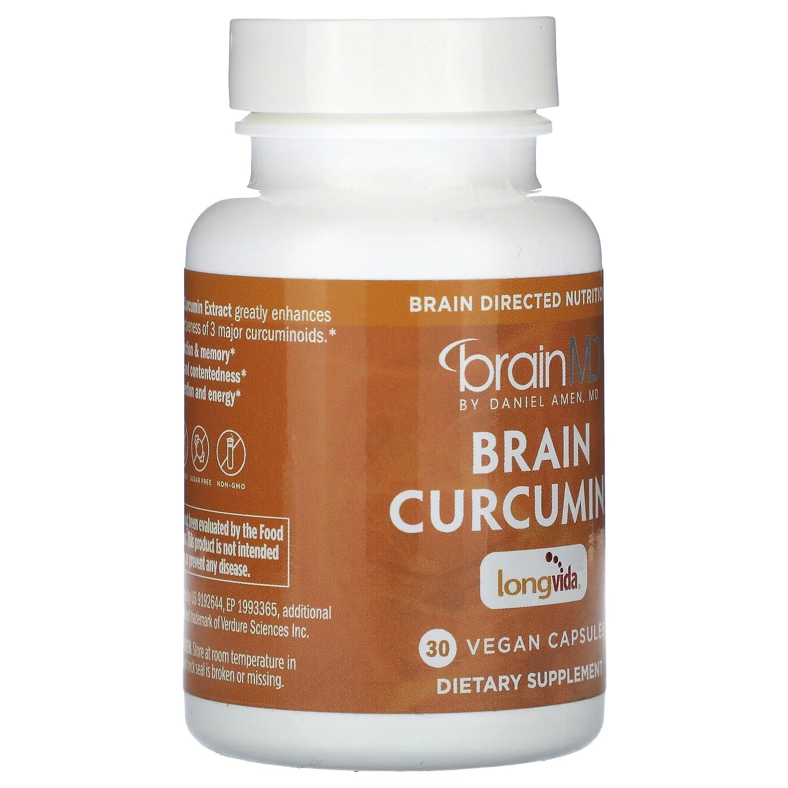 BrainMD - Brain Curcumins, 30 Vegan Capsules