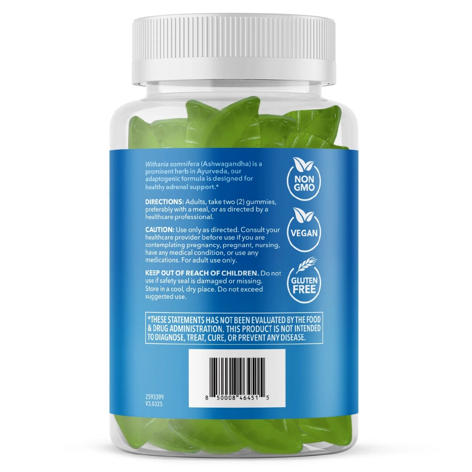 Havasu - Ashwagandha Gummies, Stress Relief for Adults - Vegan Gummies, 60 Gummies