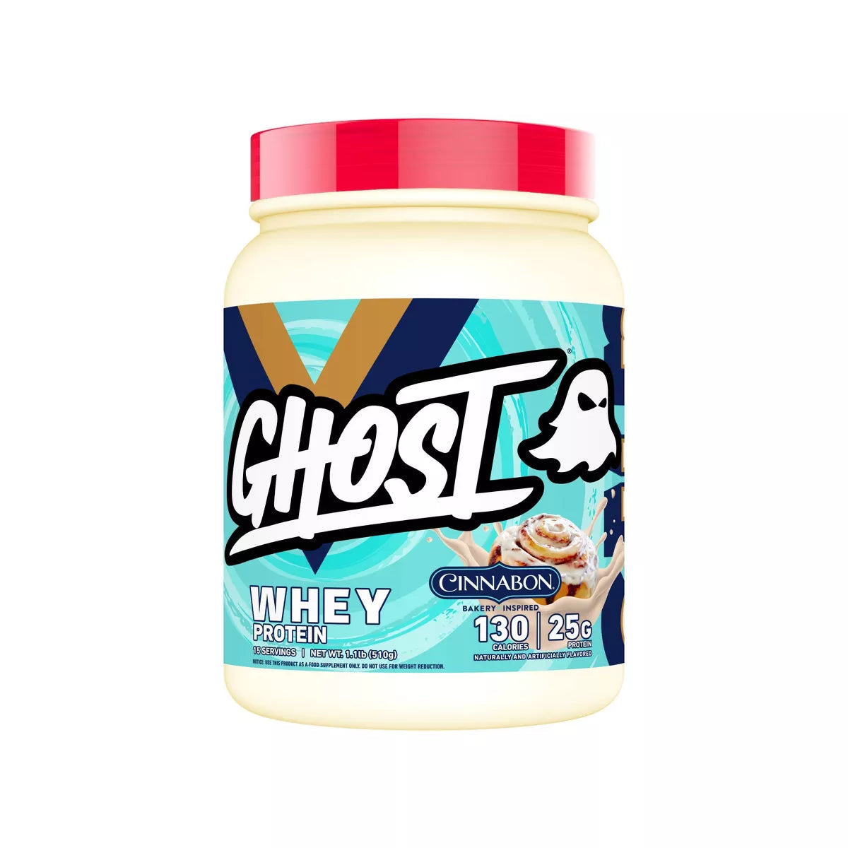 GHOST - Whey Protein Powder - Cinnabon - 15 Servings