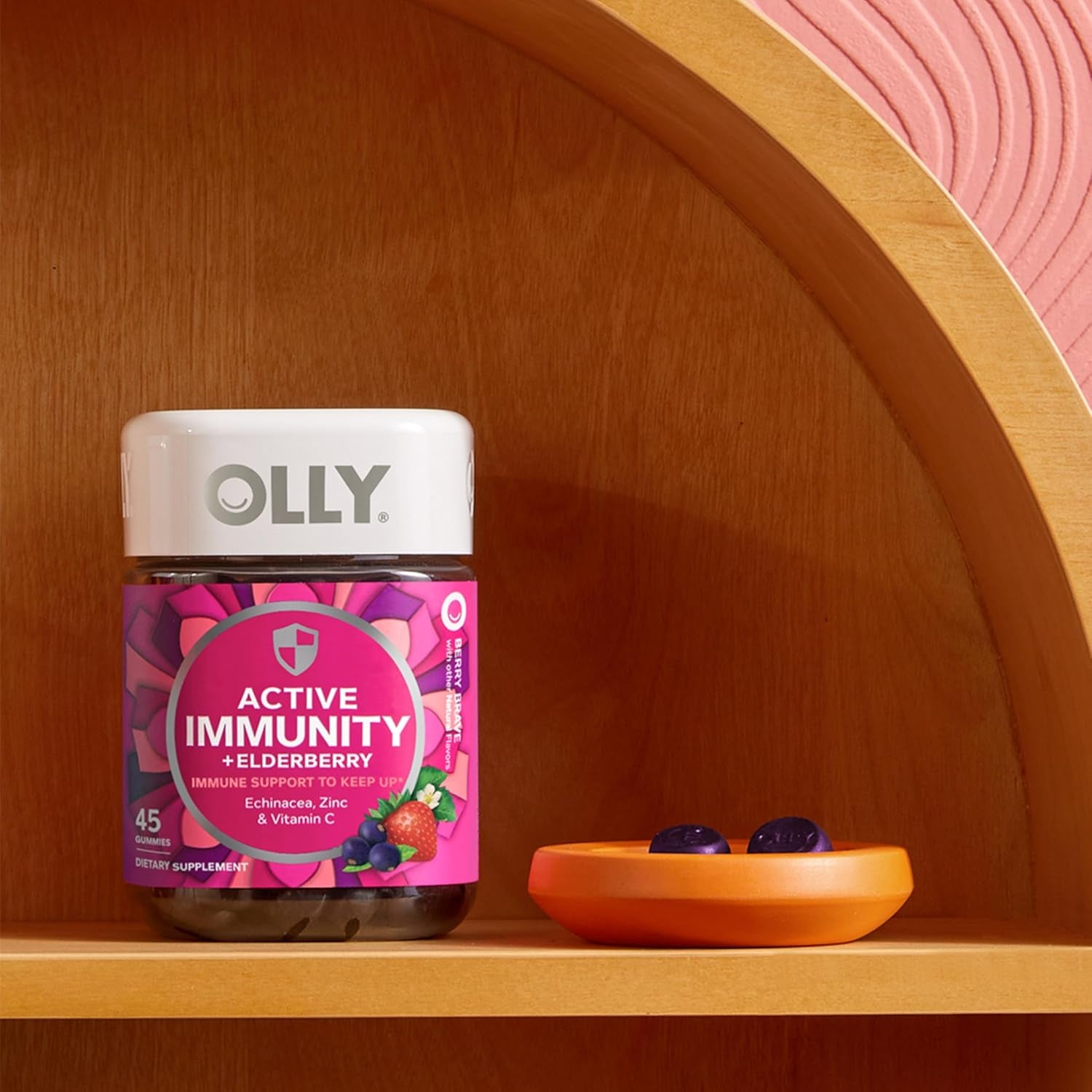 OLLY - Elderberry Gummy, 45 gummies