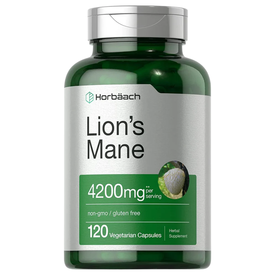 Hoorbach - Lions Mane Mushroom - 120 Capsules for Men and Women