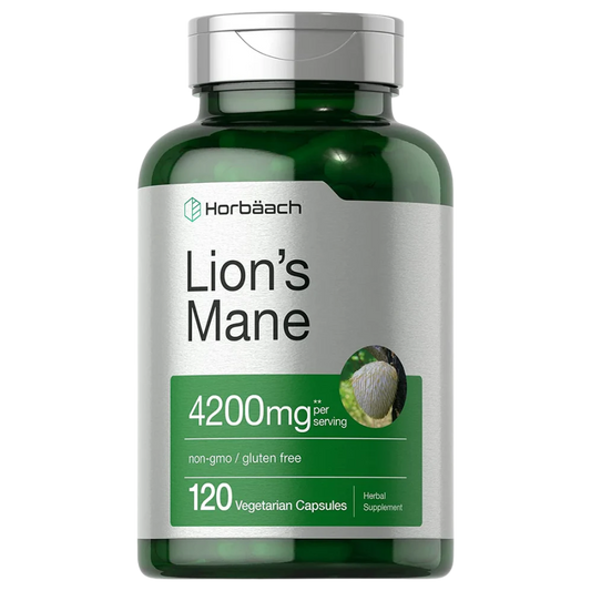 Hoorbach - Lions Mane Mushroom - 120 Capsules for Men and Women