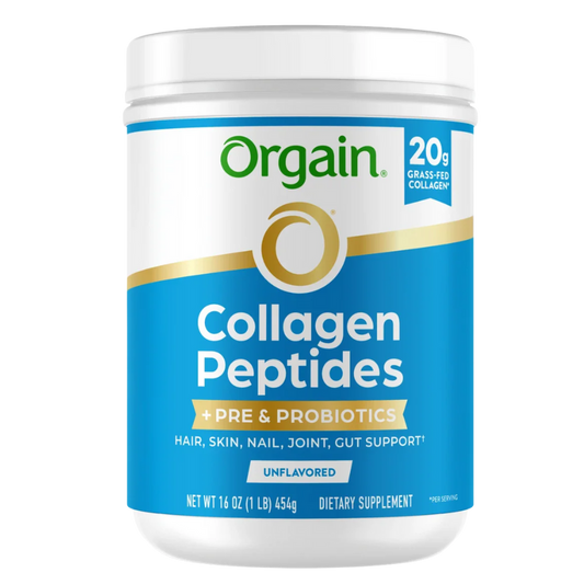 Orgain - Collagen Peptides + Probiotics, Unflavored, 1.6 Lbs