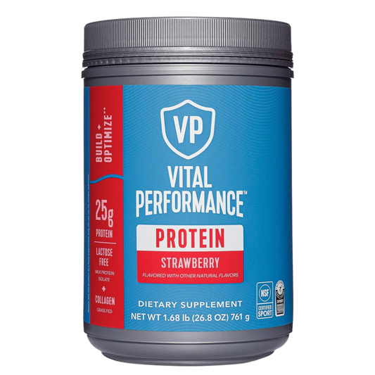 Vital Proteins - Collagen Peptides Powder - Strawberry Protein Powder Blend, 1.68Lb