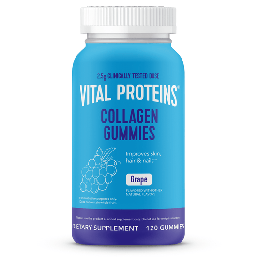 Vital Protein - Collagen Peptides Gummies for Hair, Skin, and Nails - 120 Gummies