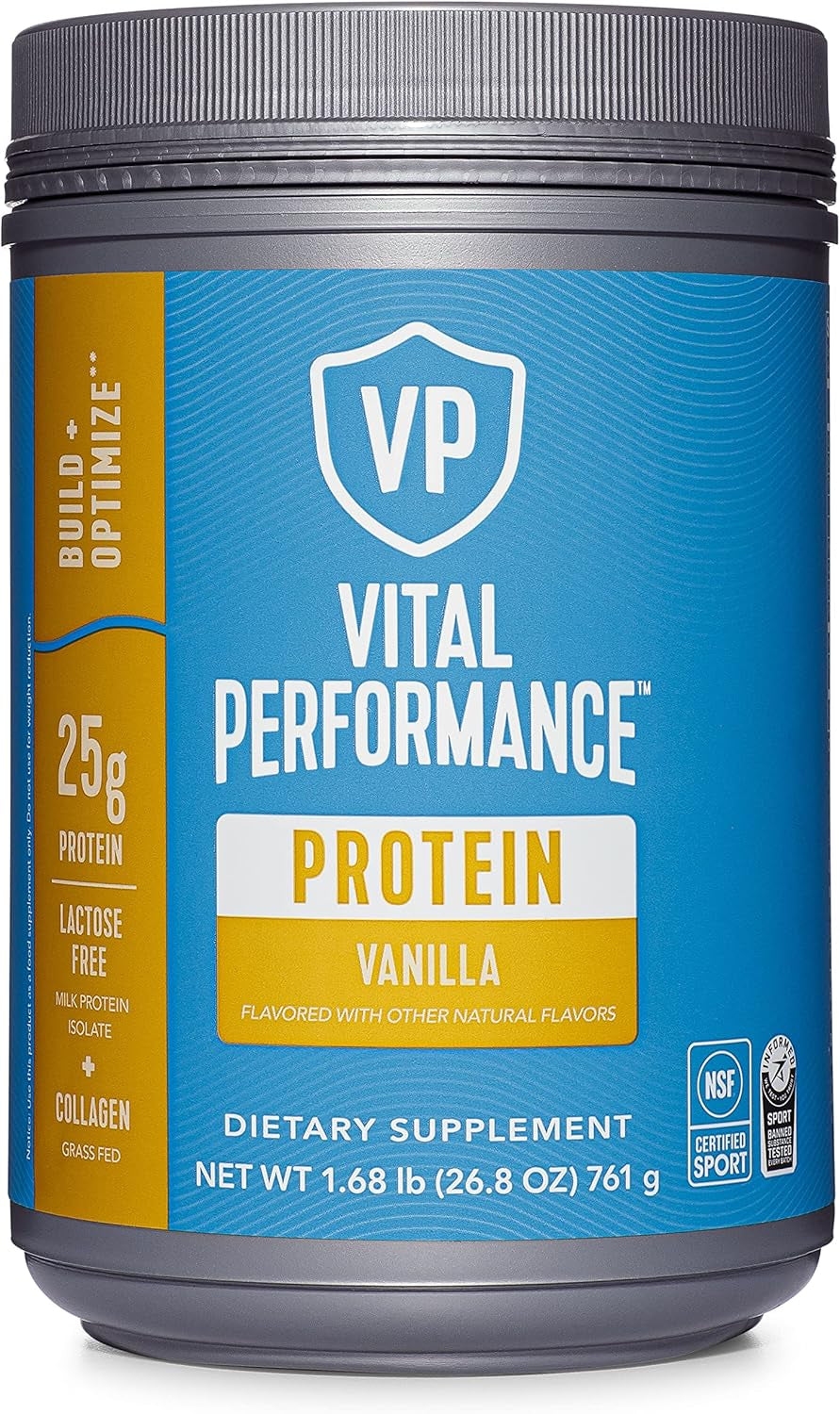 Vital Proteins - Collagen Peptides Powder - Strawberry Protein Powder Blend, Lactose-Free, Made without Gluten, 1.68Lb