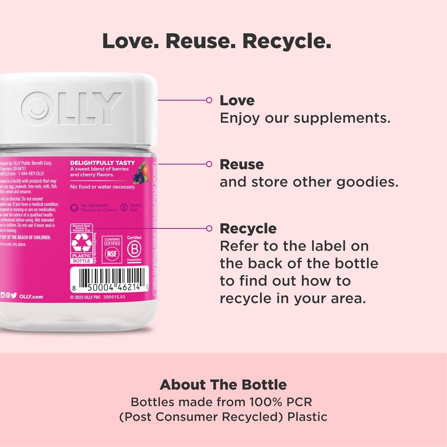 OLLY - Elderberry Gummy, 45 gummies