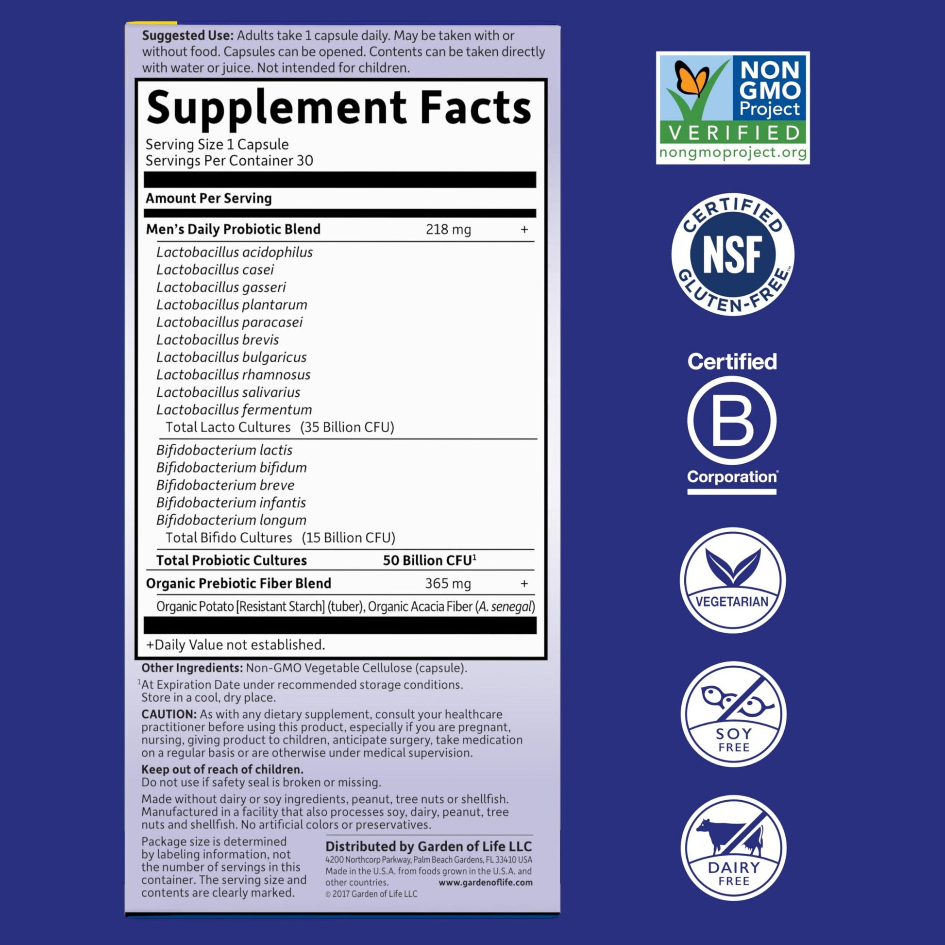 Dr. Formulated Probiotics for Men