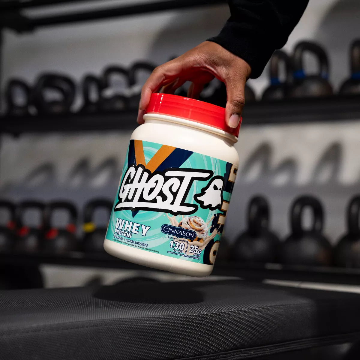 GHOST - Whey Protein Powder - Cinnabon - 15 Servings