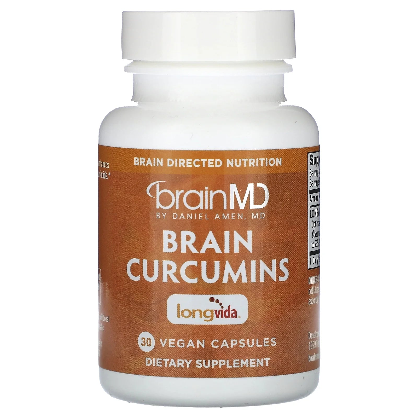 BrainMD - Brain Curcumins, 30 Vegan Capsules
