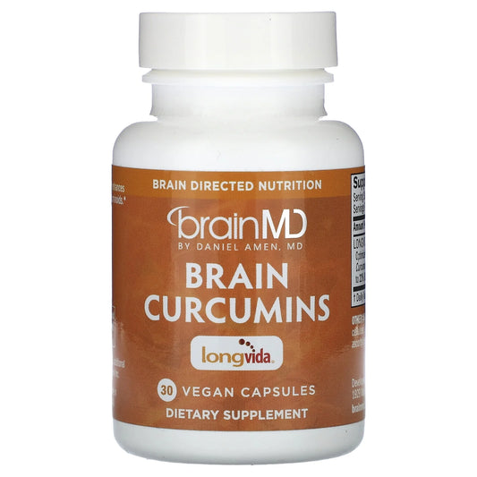 BrainMD - Brain Curcumins, 30 Vegan Capsules