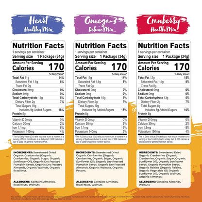 Nature's Garden - Organic Trail Mix Snack, Multi Pack 28.8 Oz - 24 Individual Servings (Pack of 3)