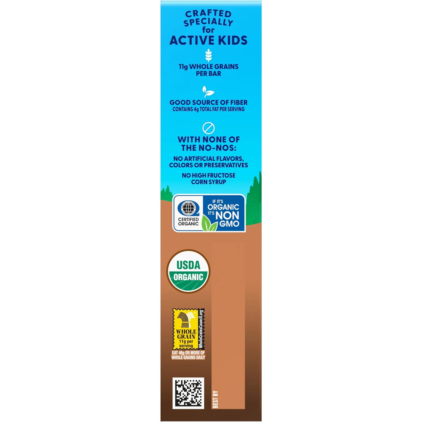 Clif - Chocolate Brownie Flavor Soft Baked Snack Bars, Organic Granola Bars, 6Ct