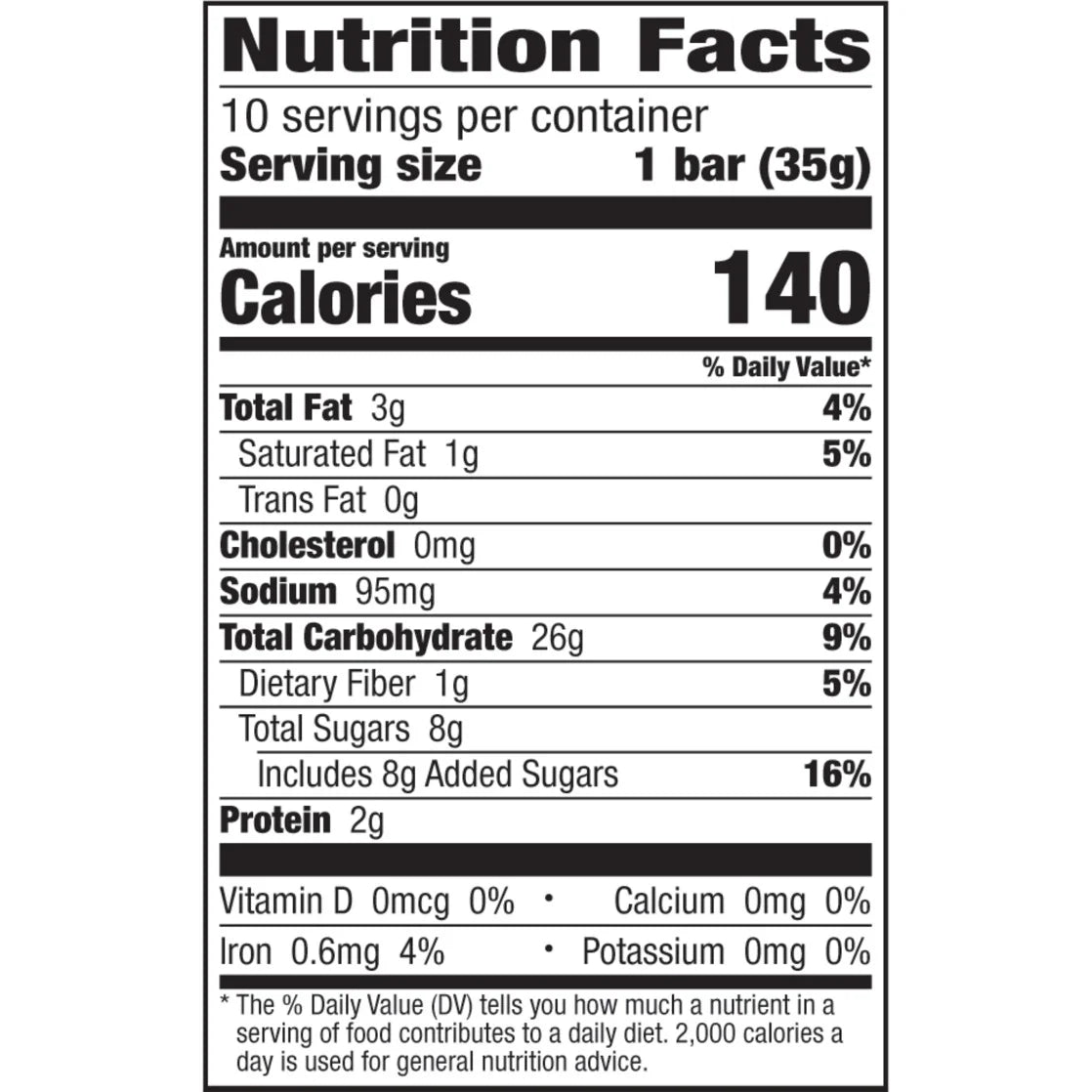 Cascadian Farm - Organic Vanilla Chip Chewy Granola Bars, Value Size, 10 Bars, 12.3 Oz.