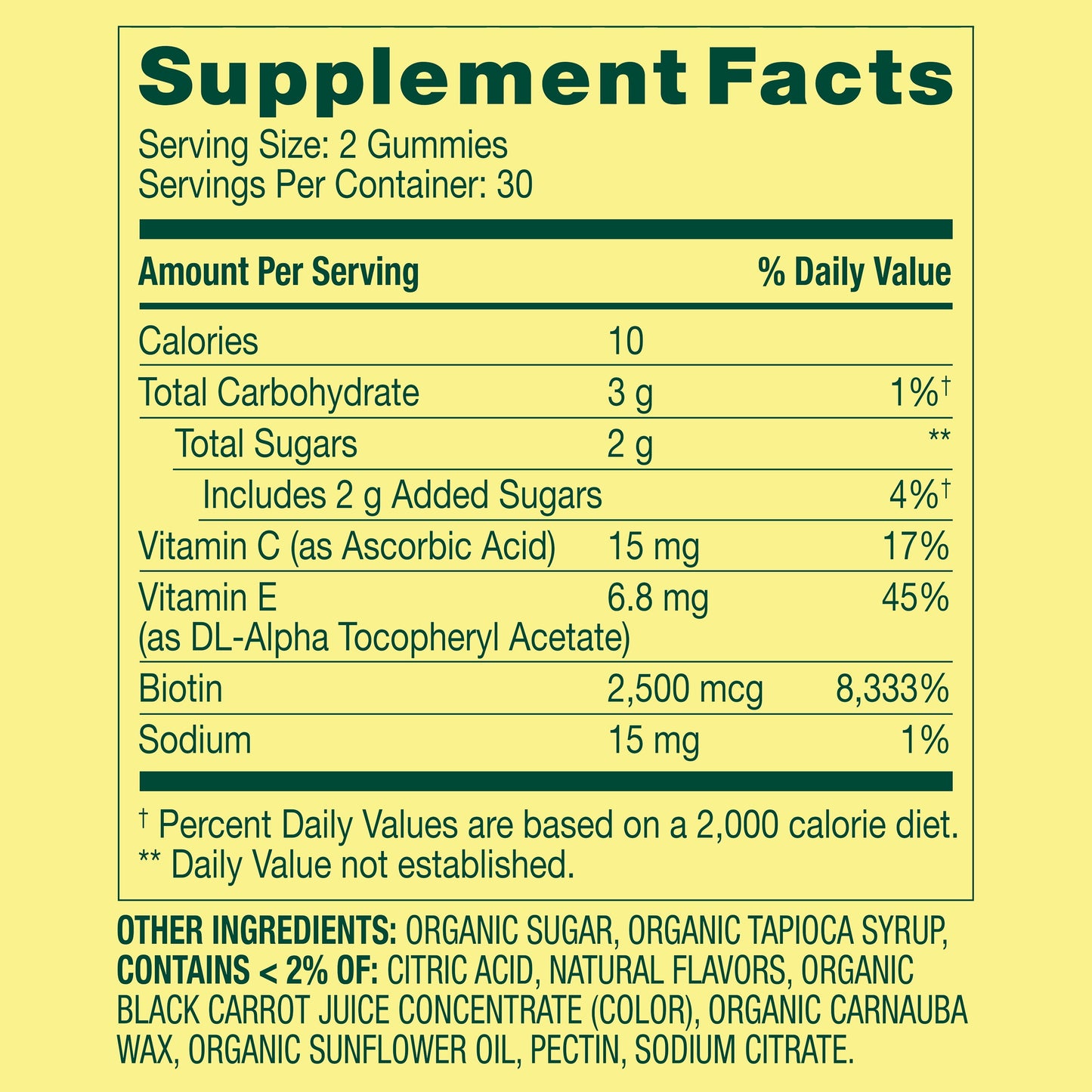 Spring Valley - Hair, Skin, and Nails Vegetarian Gummies, Strawberry Flavor 60 Gummies
