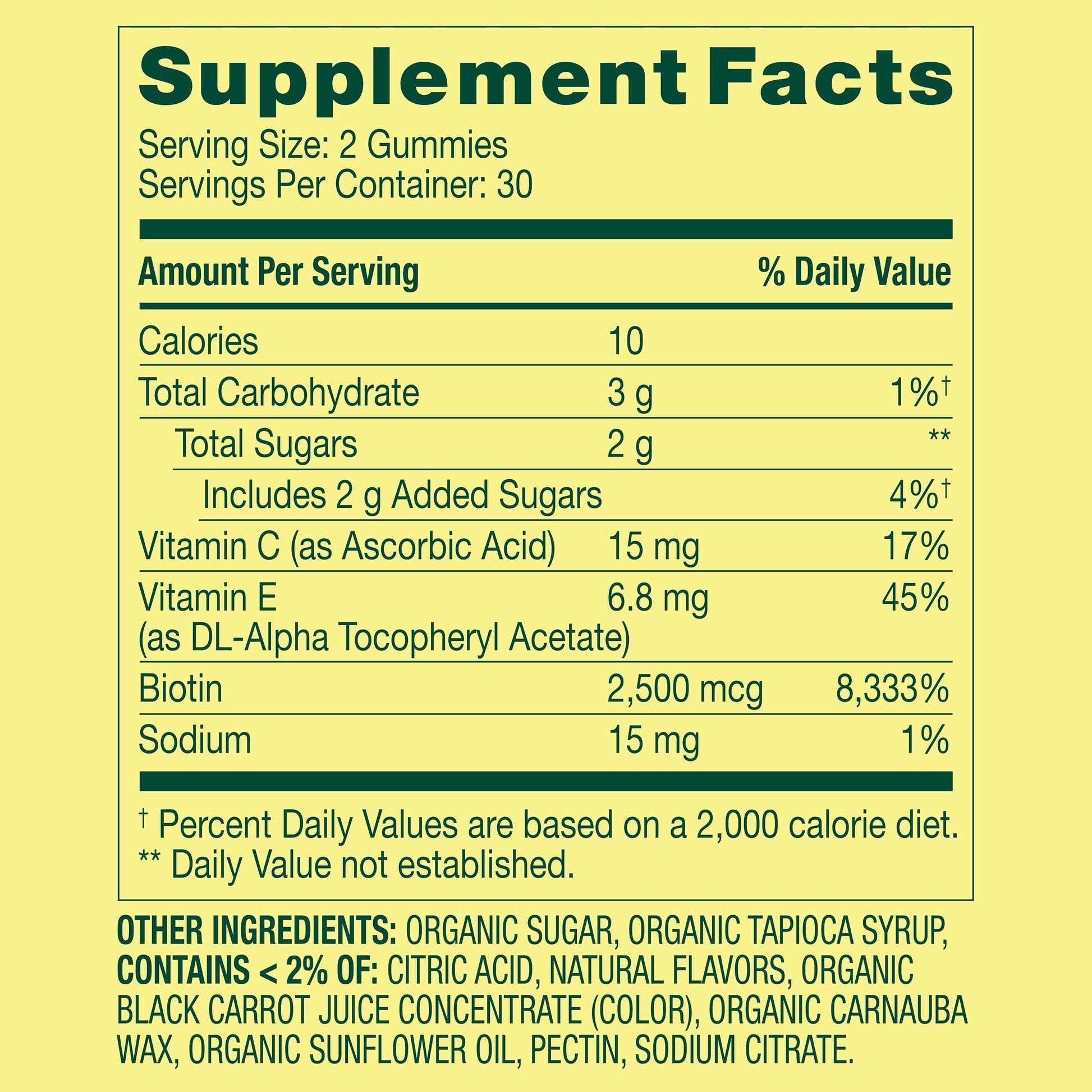 Spring Valley - Hair, Skin, and Nails Vegetarian Gummies, Strawberry Flavor 60 Gummies