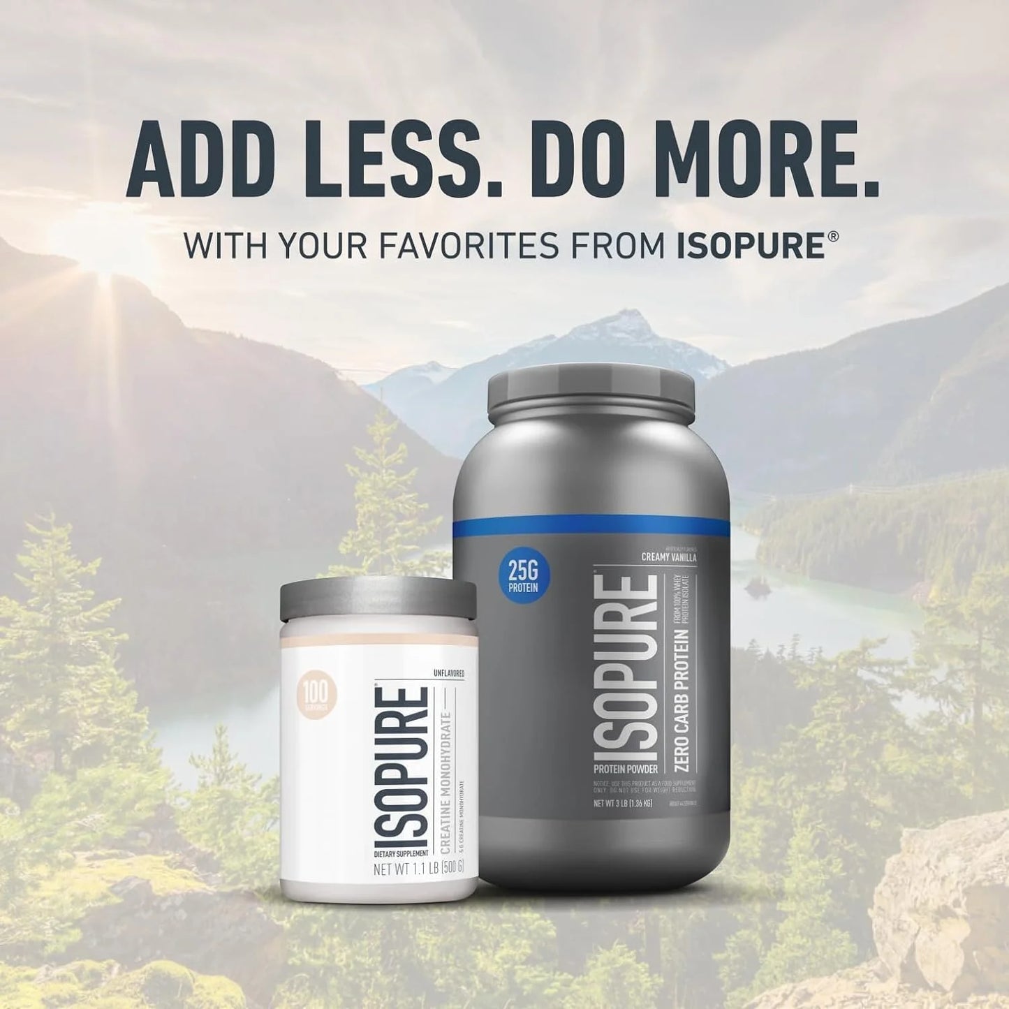 ISOPURE - Creatine Monohydrate, Unflavored, 1.1 Lb
