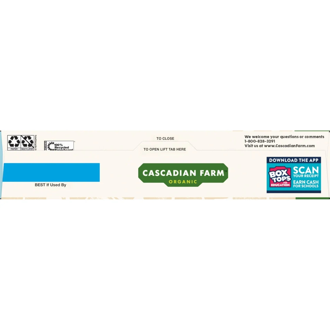 Cascadian Farm - Organic Vanilla Chip Chewy Granola Bars, Value Size, 10 Bars, 12.3 Oz.