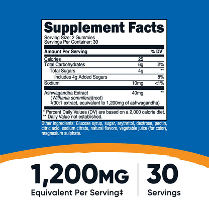 Nutricost - Ashwagandha Gummies, 60 Gummies