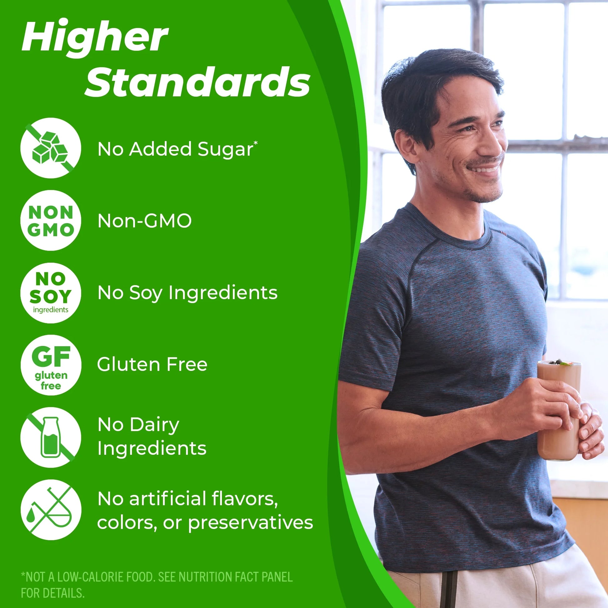 Organic Vegan 30G High Protein Powder, Plant Based Shake Drink, Prebiotic Fiber, Chocolate, 1.26Lb