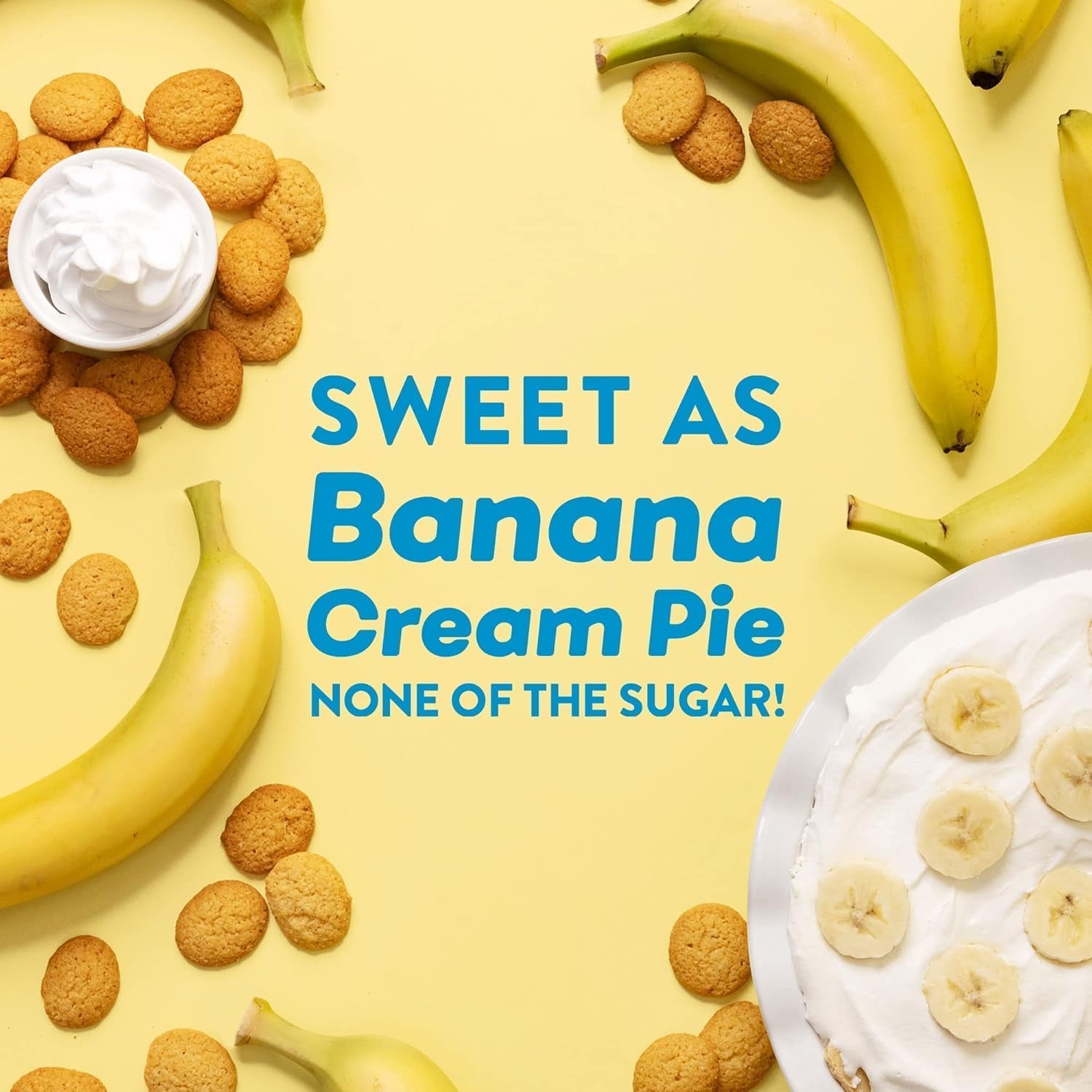 Highkey Sugar Free Banana Cream Wafer Cookies, 6.75Oz, Keto Snack, Low Carb, Gluten Free, Almond Flour Dough, Diabetic Friendly