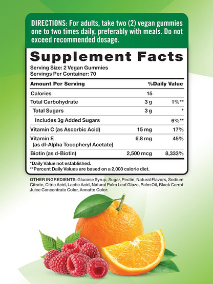 Nature's Truth - Hair Skin & Nails Biotin Non-Gmo - 165 Softgels