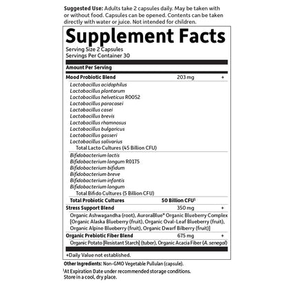 Dr. Formulated Probiotics Mood+, 60 Capsules