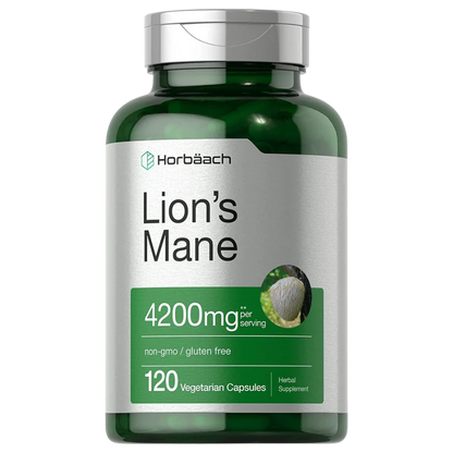 Hoorbach - Lions Mane Mushroom - 120 Capsules for Men and Women