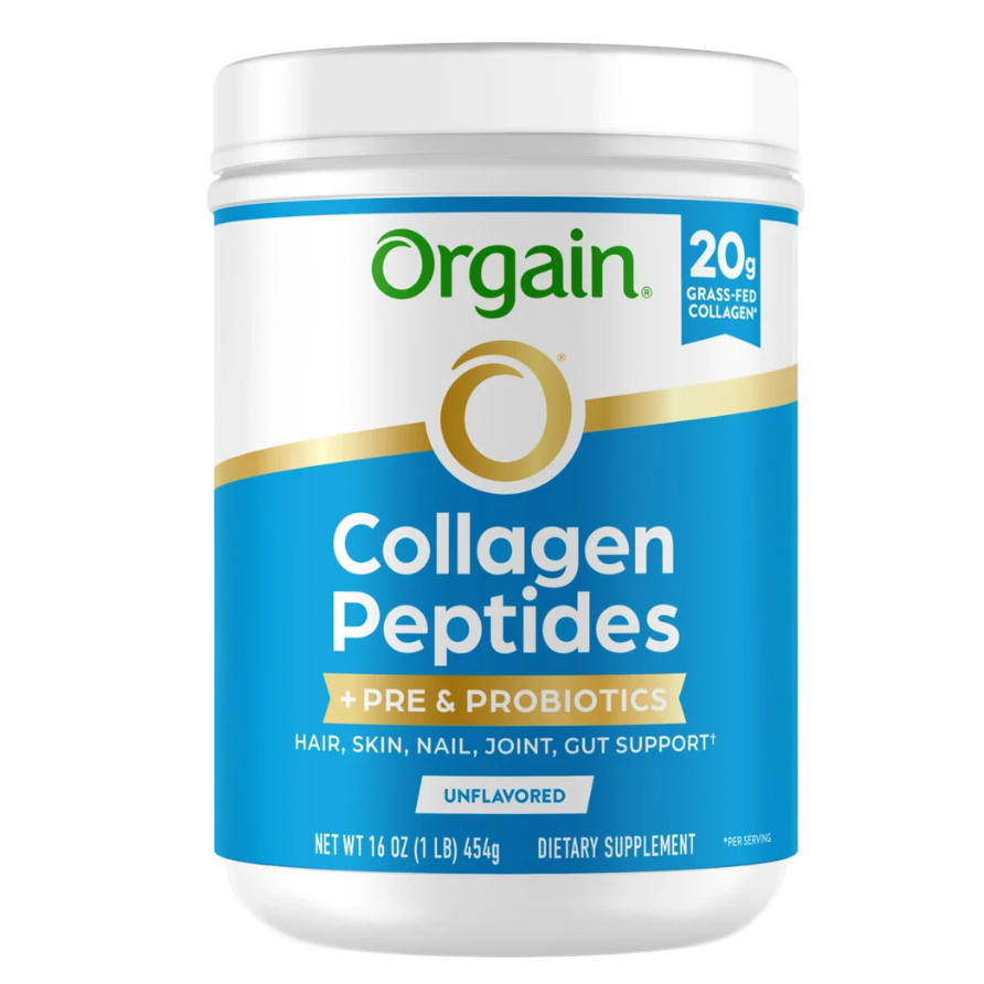 Orgain - Collagen Peptides + Probiotics, Unflavored, 1.6 Lbs