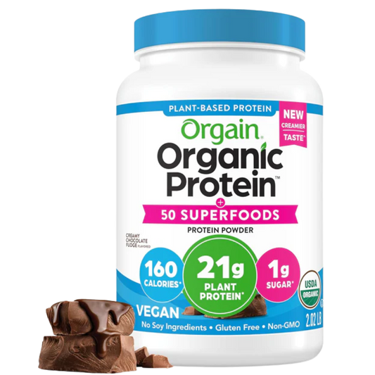 Orgain Organic Vegan Protein Powder + 50 Superfoods, 2.02Lb