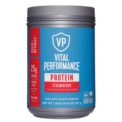 Vital Proteins - Collagen Peptides Powder - Strawberry Protein Powder Blend, 1.68Lb