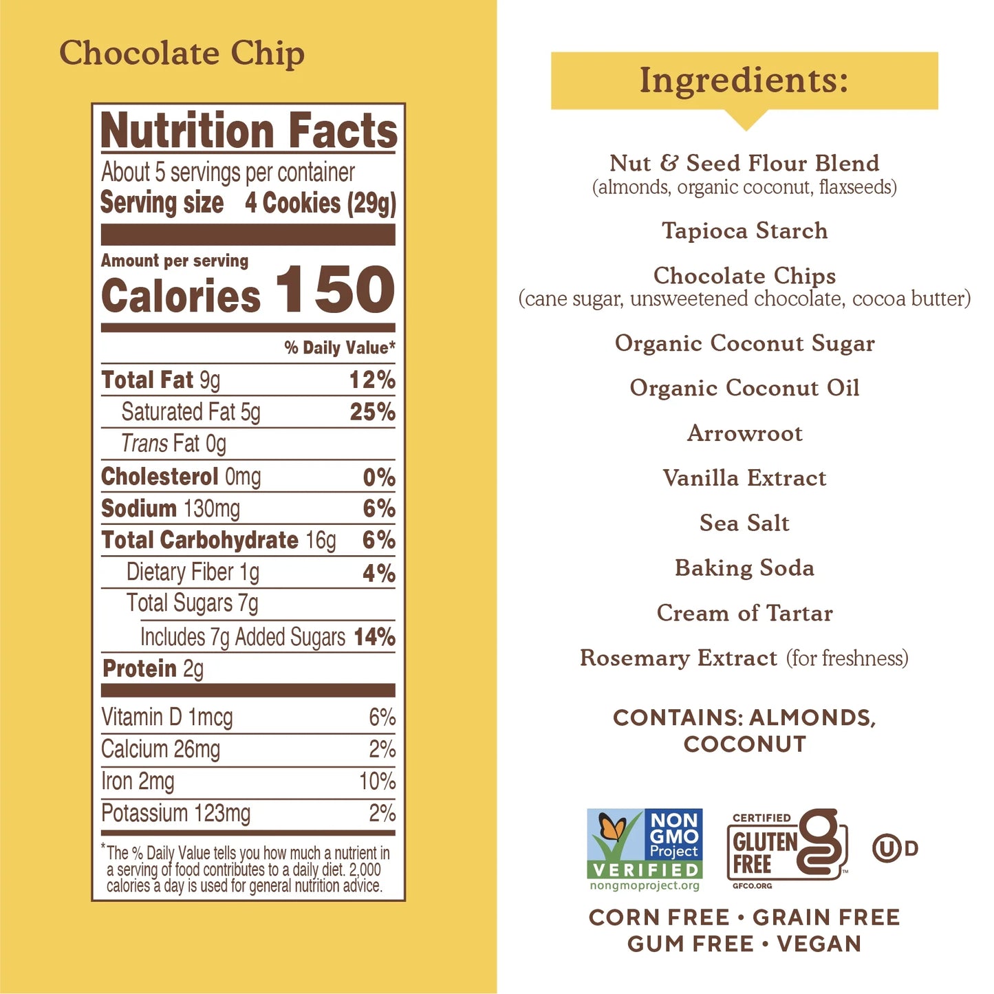 Chocolate Chip Crunchy Cookies, 5.5 Oz.