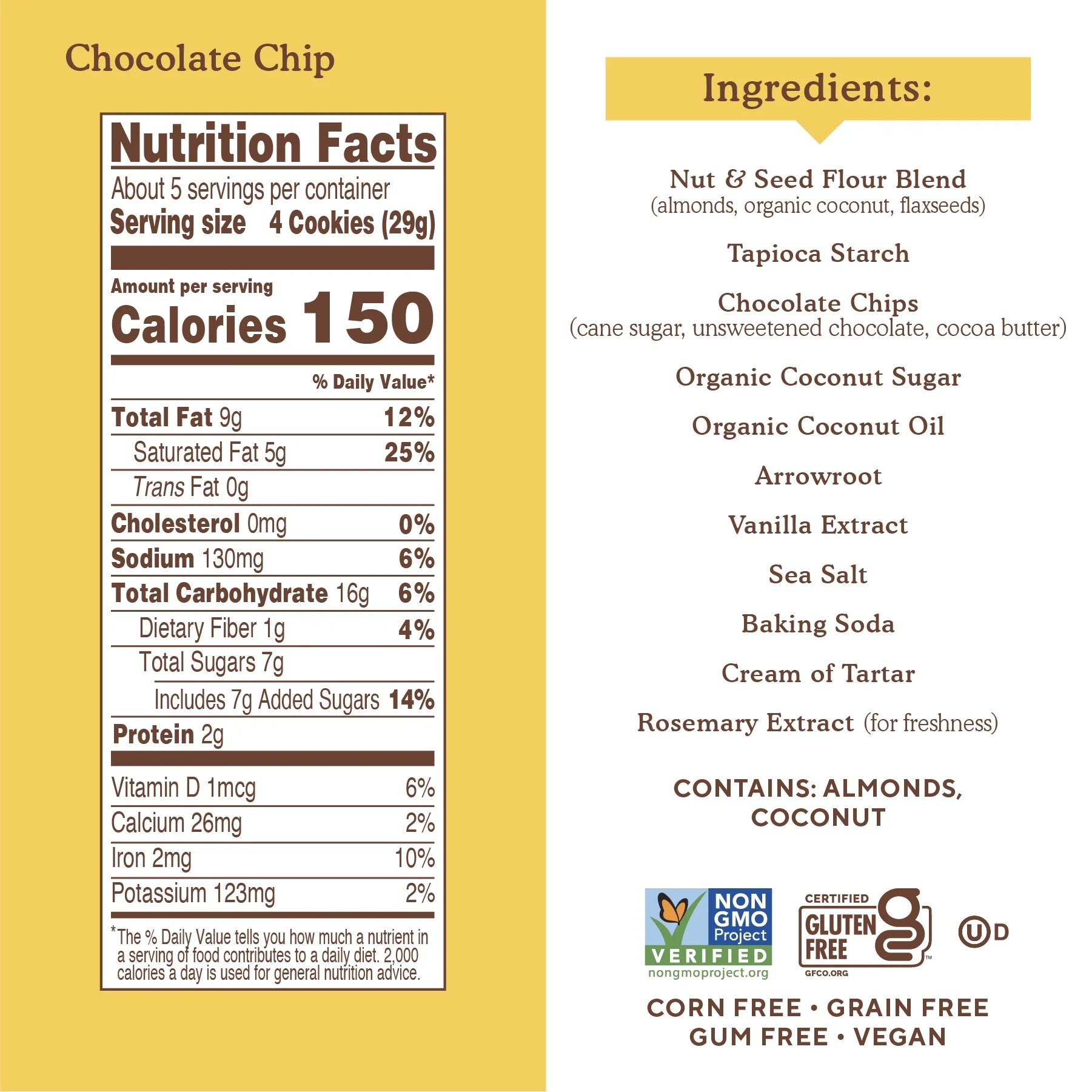 Chocolate Chip Crunchy Cookies, 5.5 Oz.