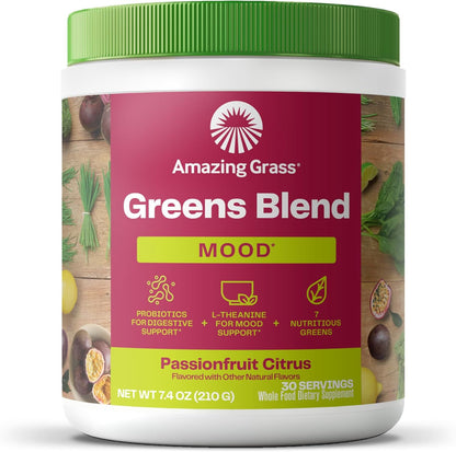 Amazing Grass - Greens Superfood Powder: Greens Powder with Digestive Enzymes & Probiotics, Organic Spirulina, Chlorella, and Beet Root Powder, Chocolate,