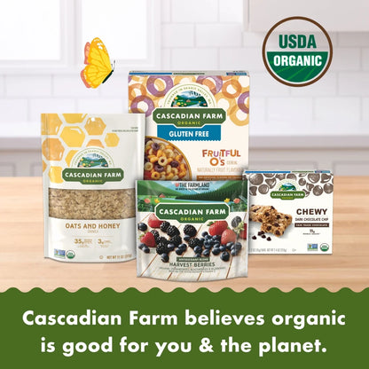 Cascadian Farm - Organic Vanilla Chip Chewy Granola Bars, Value Size, 10 Bars, 12.3 Oz.